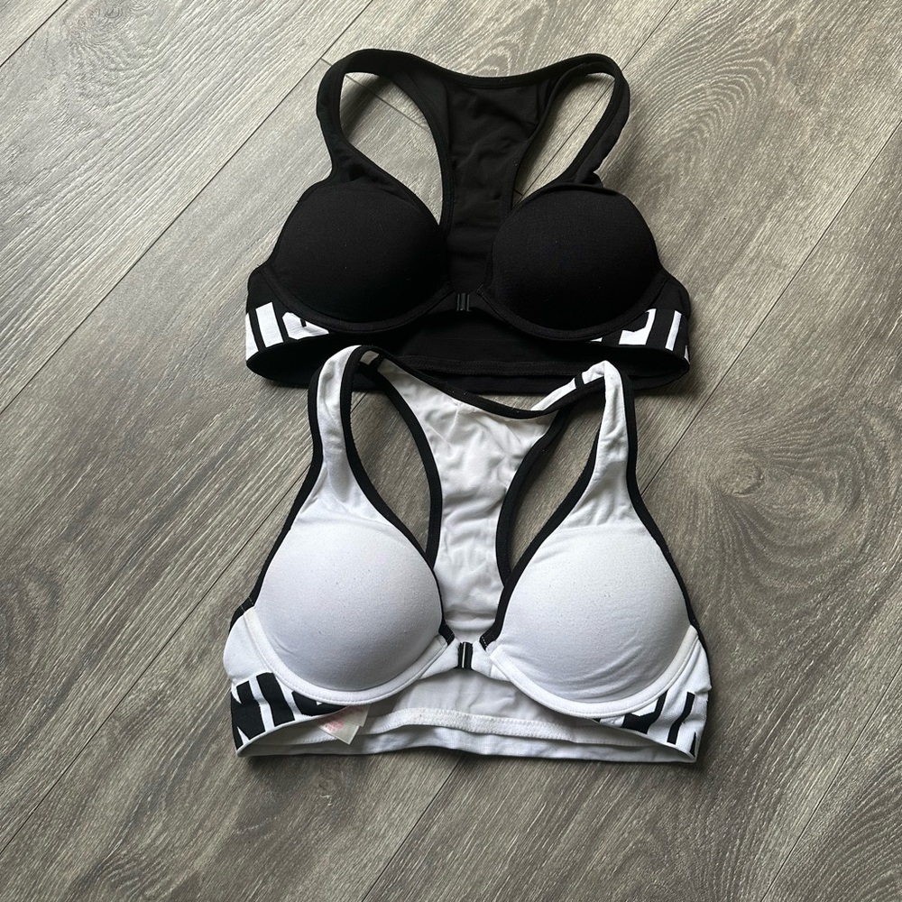 2 Pink Victoria Secret Bras